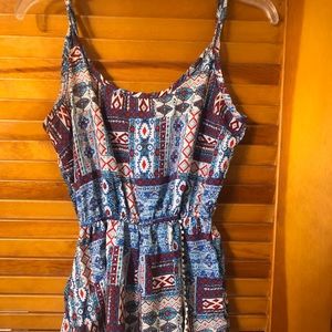 Printed Romper